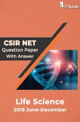 CSIR NET Life Science Question Paper With Answer 2018 June-December CSIR NET Life Science Question Paper With Answer 2018 June-December